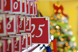 Image of holiday advent calendar